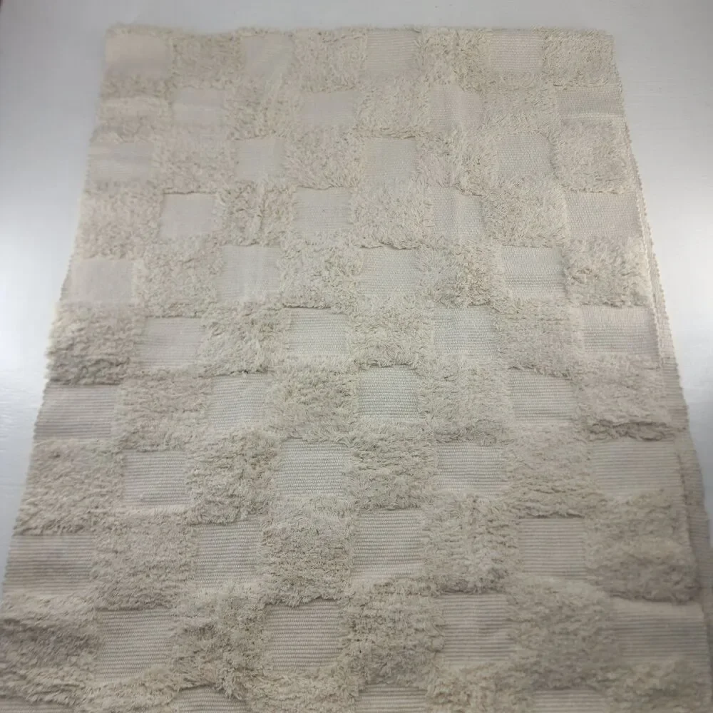 NWOT Boho Tassel Rug Large Cream 95 In x 32 In‎ Area Rug Bathroom Bedroom Entry